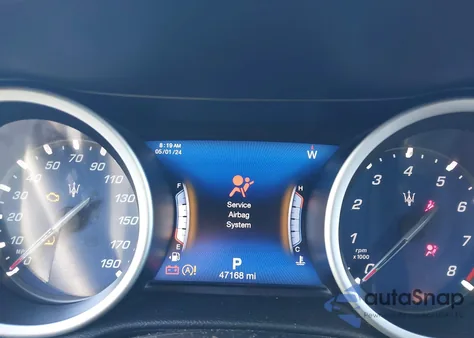 2018 Maserati Ghibli z USA, uszkodzony, nr VIN ZAM57XSA9J1300367